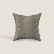 Wild cuscino in collezione Wild in microfibra impermeabile serpente grigio