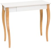 Scrivania bianca, lunghezza 85 cm Lillo - Ragaba