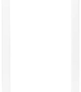 Telaio di passaggio in legno bianco L 70 x H 210 cm