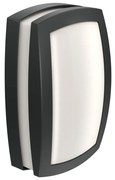 Applique Rettangolare Nera E27 da Parete e Soffitto IP54
