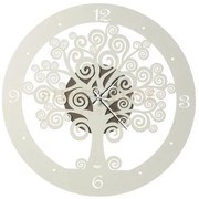 Orologio portafortuna grande albero della vita bronzo e avorio in f...