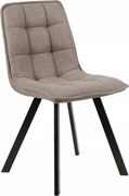 Sedia Ellis Bjorn beige / nero opaco – 46x42x88 cm
