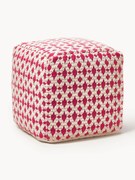Pouf da esterno con motivo intrecciato Yamir