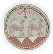 Agra Tappeto orientale 50 x 50 (Indian) Annodato A Mano