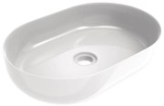 Lavabo D'Appoggio 60x41 Cm Ercos "Musa" Bianco Lucido