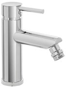 Miscelatore bidet inox cromato lucido con piletta click-clack   York