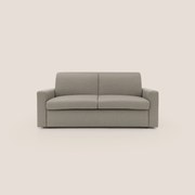 Kansas Divano letto matrimoniale alto 20 cm in tessuto impermeabile misto cotone T13 tortora