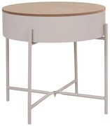 Tavolino rotondo in metallo ø 40 cm Sisco – House Nordic