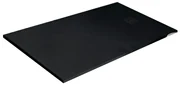 Piatto doccia SANYCCES in resina Strato nero L 140 x L 80 x H 2.8 cm opaco effetto pietra