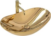 Lavabo da appoggio Rea Royal Gold