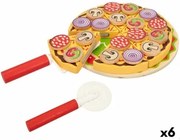 Gioco di Legno Woomax Pizza 27 Pezzi (6 Unità)