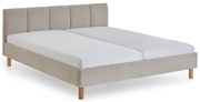 Letto matrimoniale imbottito beige rete non inclusa 180x200 cm Joker – Meise Möbel