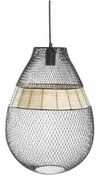 Lampadario DKD Home Decor Nero Metallo Marrone 50 W 32 x 32 x 43 cm