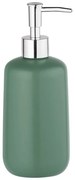 Dispenser di sapone in ceramica verde 0,5 l Olinda - Allstar