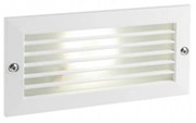 Segnapasso Esterno Incasso Chiuso Escape Alluminio E Vetro Bianco Led 10W 4000K