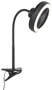 Ventilatore da tavolo nero con LED 2700K - Dores