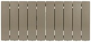 Radiatore acqua calda PRODIGE MODERN in alluminio, 10 elementi, interasse 350 mm, bronze