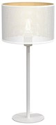 Lampada da tavolo LOFT SHADE 1xE27/60W/230V diametro 25 cm bianco/oro