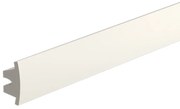 Cornice Pitturabile Bidirezionale Stondata da 2 metri per Strisce LED a parete Selezionare la lunghezza 2 Metri