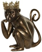 Statua Decorativa DKD Home Decor MONKEY Dorato Resina (Ricondizionati A)