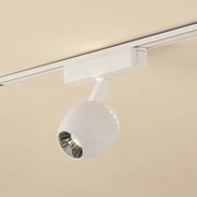 Lindby Faretto LED 48 V Lumaro, bianco, Ø6cm, plastica, dimmerabile