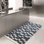 Tappeto da cucina in tonalità blu Larghezza: 160 cm | Lunghezza: 220 cm