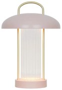 Nordlux - LED dimmerabile. Lampada da tavolo ricaricabile a sfioramento MIRANO LED/3W/3,7V rosa