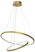 Lampadario LED a sospensione con filo HOOP LED/51W/230V diametro 60 cm 4000K oro