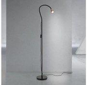 Orion - Lampada da terra flessibile DOTTY 1xGU10/10W/230V nero/ottone