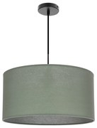 Lampadario verde con paralume in tessuto ø 40 cm Shanti – Candellux Lighting