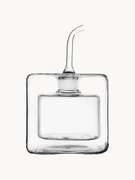 Dispenser aceto e olio in vetro borosilicato fatto a mano Cube