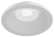 Faretto Da Incasso Moderno Zoom Alluminio Bianco 1 Luce