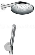 Hansgrohe kit doccia con soffione croma 1jet 28 cm braccio doccia vernis 24 cm doccetta starck 1 jet con supporto e flessibile 160 cm cromo