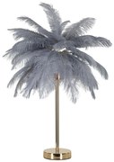 Lampada da Tavolo Elegante Palm Grigia 55x60 cm