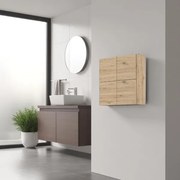 Pensile CUBOTTO a 4 ante con apertura PUSH&PULL Quercia Naturale