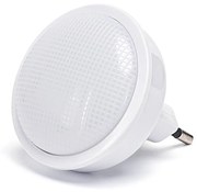 Lampada da notte a Led Rotonda da presa 0,3W con sensore Aigostar