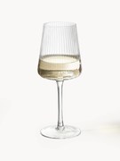 Set di 4 bicchieri da vino bianco fatti a mano con struttura millerighe Cami