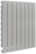 Radiatore acqua calda PRODIGE MODERN in alluminio, 8 elementi, interasse 800 mm, silver