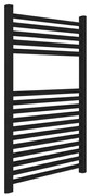 Termoarredo scaldasalviette 500x770 nero opaco con interasse 45 cm