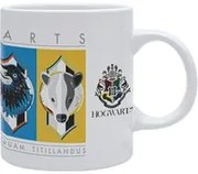 Tazza Harry Potter stemmi Case Hogwarts in ceramica