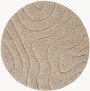 Tappetino da bagno rotondo in cotone Strandängen