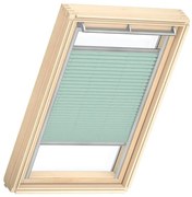 Tenda plissettata per finestra da tetto filtrante VELUX FHLU041281S L 134 x H 98 cm verde menta