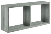 Mensola a muro Morg SPACEO rettangolare in mdf L 70 x P 23.7 cm rovere grigio
