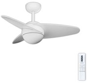 Ventilatore da soffitto CACELA bianco, Ø 92 cm, dimmerabile, ARTE CONFORT IP20