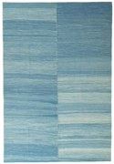 Kilim Tappeto 200 x 290 Blu (Iran) Tessuto A Mano