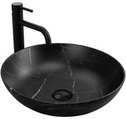 Lavabo da appoggio REA FIBO Black Matt