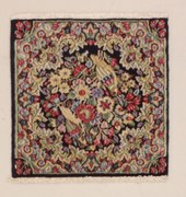 Kerman Tappeto 40 x 40 (Iran) Annodato A Mano