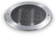 Tecnico Moderno Taurus Alluminio Cromo Led 13,5W 3000K Luce Calda