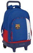 Trolley per la Scuola F.C. Barcelona Azzurro Rosso Granato 33 X 45 X 22 cm