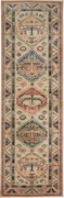Kazak Tappeto 250x90 Beige (Pakistan) Annodato A Mano